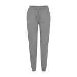 Pantalone lungo da donna a taglio dritto in felpa 280g/m² Roly Direct Adelpho color grigio chiaro seconda vista