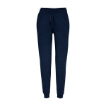 Pantalone lungo da donna a taglio dritto in felpa 280g/m² Roly Direct Adelpho color blu mare seconda vista