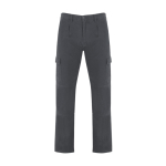 Pantaloni da lavoro in cotone con vita elastica 240g/m2 Roly Safety color grigio topo seconda vista