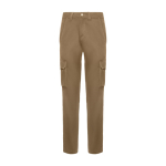 Pantaloni lavoro lunghi donna con elastan 250g/m2 Roly Daily Stretch color camel seconda vista