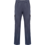 Pantalone lungo unisex multitasche a contrasto 250 g/m2 Roly Trooper color nero seconda vista