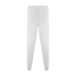 Pantaloni sanitari unisex a taglio dritto 170 g/m2 Roly Fiber color bianco seconda vista