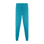 Pantaloni sanitari unisex a taglio dritto 170 g/m2 Roly Fiber color azzurro ciano seconda vista