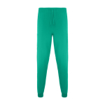 Pantaloni sanitari unisex a taglio dritto 170 g/m2 Roly Fiber color verde smeraldo seconda vista