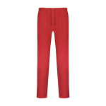 Pantaloni sanitari lunghi unisex a taglio dritto 195g/m2 Roly Care color rosso seconda vista