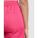 Pantaloni sanitari unisex a taglio dritto 160g/m2 Roly Vademecum color rosa vista dettaglio 2