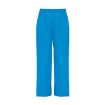 Pantaloni sanitari unisex a taglio dritto 160g/m2 Roly Vademecum color azzurro ciano seconda vista