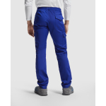 Pantaloni da lavoro in poliestere e cotone 240 g/m2 Roly Daily color blu petrolio quarta vista d'uso