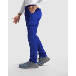Pantaloni da lavoro in poliestere e cotone 240 g/m2 Roly Daily color blu petrolio quinta vista d'uso