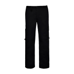 Pantaloni da lavoro in poliestere e cotone 245 g/m2 Roly Protect color nero seconda vista