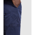 Pantaloni da lavoro in poliestere e cotone 245 g/m2 Roly Protect color blu mare vista dettaglio 2