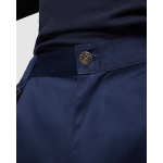 Pantaloni da lavoro in poliestere e cotone 245 g/m2 Roly Protect color blu mare vista dettaglio 4