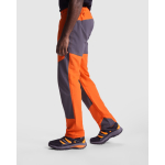 Pantaloni unisex da trekking con passanti 130g/m2 Roly Direct Bonati color arancione quinta vista d'uso