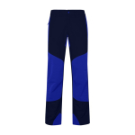 Pantaloni unisex da trekking con passanti 130g/m2 Roly Direct Bonati color blu reale seconda vista