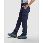Pantaloni da lavoro donna in poliestere e cotone 240g/m2 Roly Daily 36 color blu mare quinta vista d'uso