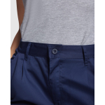 Pantaloni da lavoro donna in poliestere e cotone 240g/m2 Roly Daily 36 color blu mare vista dettaglio 1