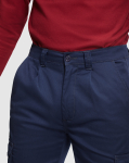 Pantaloni da lavoro lunghi con elastan 250g/m2 Roly Daily Stretch color camel vista dettaglio 1