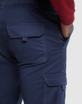Pantaloni da lavoro lunghi con elastan 250g/m2 Roly Daily Stretch color camel vista dettaglio 2