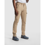 Pantaloni da lavoro lunghi uomo in cotone ed elastan 300g/m2 Roly Fonta 36 color camel terza vista d'uso