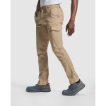 Pantaloni da lavoro lunghi uomo in cotone ed elastan 300g/m2 Roly Fonta 36 color camel quinta vista d'uso