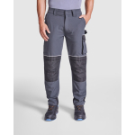 Pantaloni da lavoro multitasche con elastan 260 g/m2 Roly Wall color nero prima vista d'uso