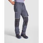 Pantaloni da lavoro multitasche con elastan 260 g/m2 Roly Wall color nero settima vista d'uso