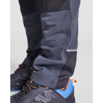 Pantaloni da lavoro multitasche con elastan 260 g/m2 Roly Wall color nero vista dettaglio 4