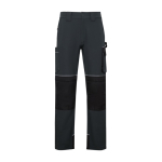 Pantaloni da lavoro multitasche con elastan 260 g/m2 Roly Wall color grigio topo seconda vista