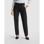 Pantaloni da lavoro lunghi da donna per Horeca 190g/m2 Roly Waitress color nero prima vista d'uso