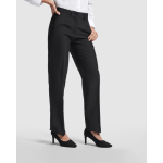 Pantaloni da lavoro lunghi da donna per Horeca 190g/m2 Roly Waitress color nero terza vista d'uso