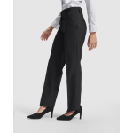 Pantaloni da lavoro lunghi da donna per Horeca 190g/m2 Roly Waitress color nero quinta vista d'uso