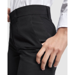 Pantaloni da lavoro lunghi da donna per Horeca 190g/m2 Roly Waitress color nero vista dettaglio 1