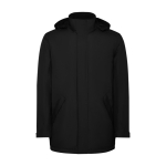 Parka impermeabile in poliestere riciclato 400g/m2 Roly Direct America color nero seconda vista