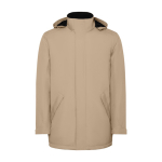 Parka impermeabile in poliestere riciclato 400g/m2 Roly Direct America color sabbia seconda vista