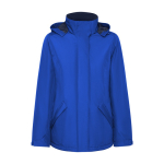 Parka da donna in poliestere riciclato 400g/m2 Roly Direct America color blu reale seconda vista