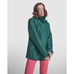 Parka da donna in poliestere riciclato 400g/m2 Roly Direct America color blu mare quarta vista d'uso