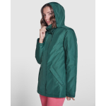 Parka da donna in poliestere riciclato 400g/m2 Roly Direct America color blu mare sesta vista d'uso