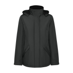 Parka da donna in poliestere riciclato 400g/m2 Roly Direct America color grigio topo seconda vista