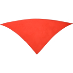 Bandana triangolare personalizzata in morbido poliestere 170T color bianco vista dettaglio 1