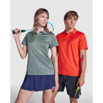 Polo tecnica donna in poliestere riciclato 125g/m2 Roly Direct Tormo color verde oliva quinta vista d'uso