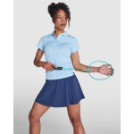 Polo tecnica da donna in poliestere piqué 150g/m2 Roly Direct Monzha color bianco prima vista d'uso