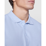 Polo corta in maglia piqué 220 g/m2 Roly Direct Pegaso Premium color bianco vista dettaglio 1