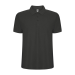 Polo corta in maglia piqué 220 g/m2 Roly Direct Pegaso Premium color grigio topo seconda vista