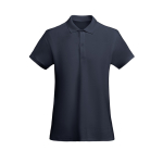 Polo da donna in cotone biologico 210 g/m2 Roly Direct Prince color blu mare seconda vista
