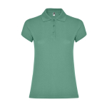 Polo da donna in cotone piqué 200 g/m2 Roly Direct Star color menta seconda vista
