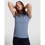 Polo da donna in cotone piqué 200 g/m2 Roly Direct Star color turchese prima vista d'uso