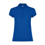 Polo da donna in cotone piqué 200 g/m2 Roly Direct Star color blu reale seconda vista