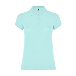 Polo da donna in cotone piqué 200 g/m2 Roly Direct Star color verde menta seconda vista