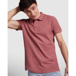 Polo da uomo in cotone piqué 200 g/m2 Roly Direct Star color bianco prima vista d'uso