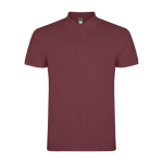 Polo da uomo in cotone piqué 200 g/m2 Roly Direct Star color mogano seconda vista